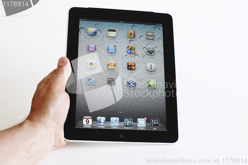 Image of Ipad in hand