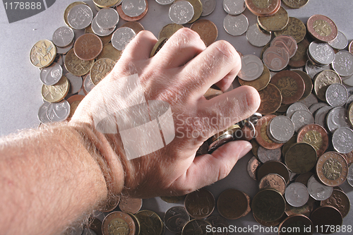 Image of czech money background