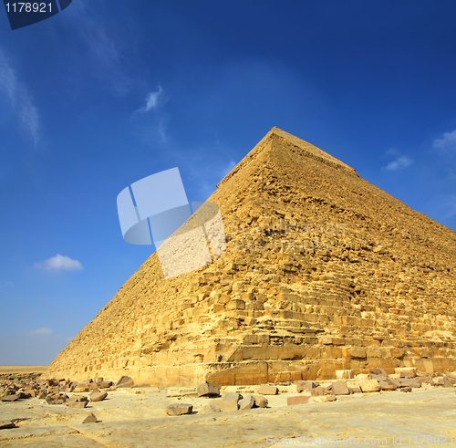 Image of famous ancient egypt Cheops pyramid