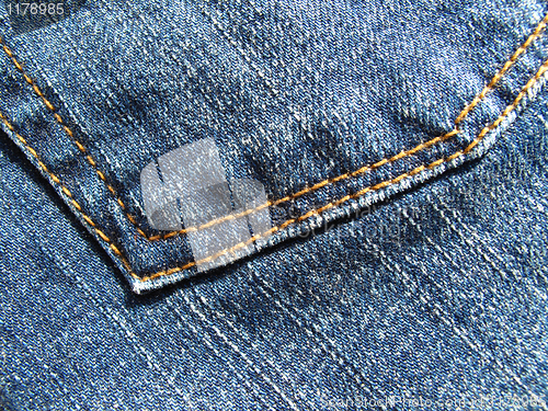 Image of blue jeans background