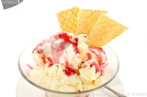 Image of Ice Cream With Topping