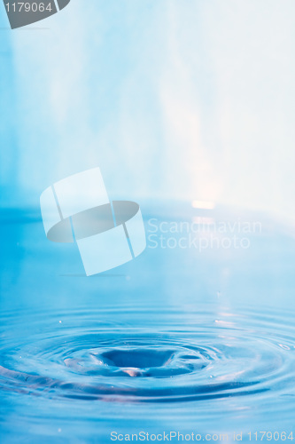 Image of Blue Water Ripples Background