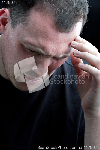 Image of Man With Headache or Migraine Pain