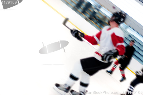 Image of Hockey Players Fast Break