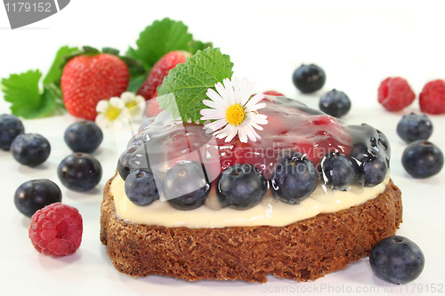 Image of Forest fruit tart