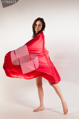 Image of Red drape