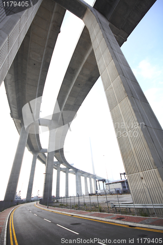 Image of elevated express way at day time 