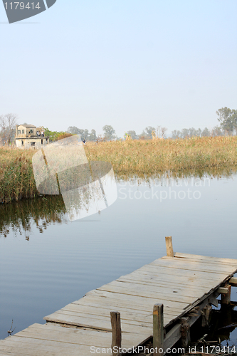 Image of Jetty on a lake 