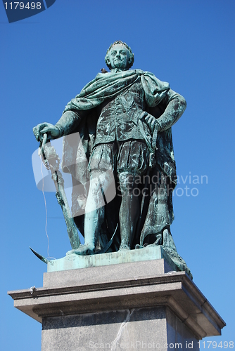 Image of Statue of the Swedish king 