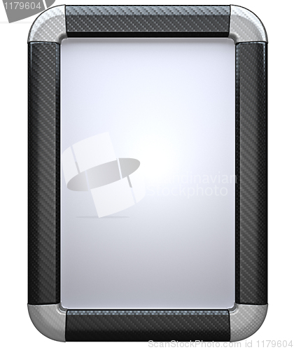 Image of Carbon fibre lightbox isolated