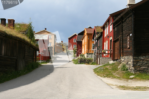 Image of Røros, old mining city.