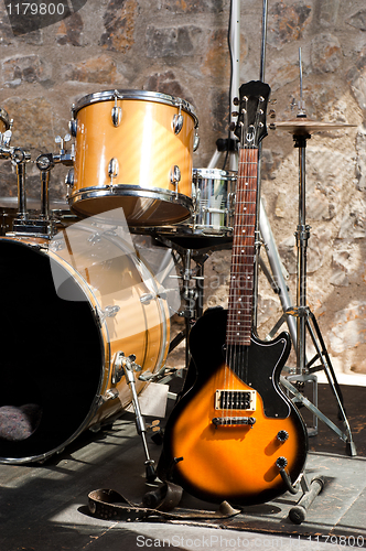 Image of Instruments on stage