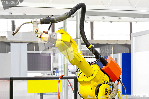 Image of Robotic arm welder