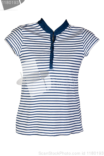 Image of Women's casual wear blue stripes