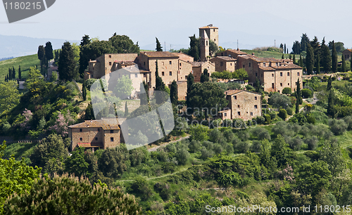 Image of Tuscan village