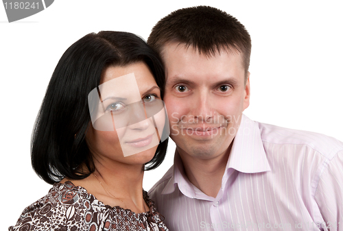 Image of portrait of a pair of male and female