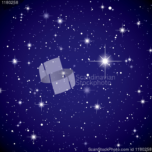 Image of Space view star sky