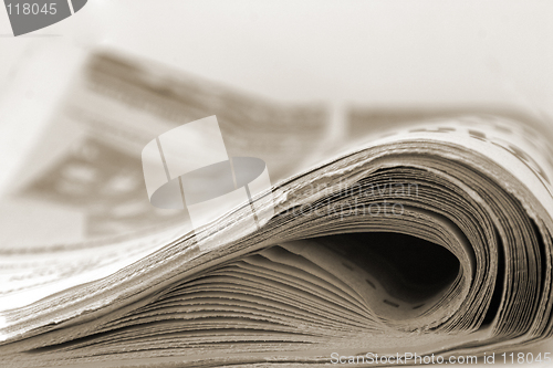 Image of Newspaper Isolated