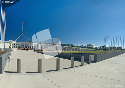 Image of Parliament House in Canberra