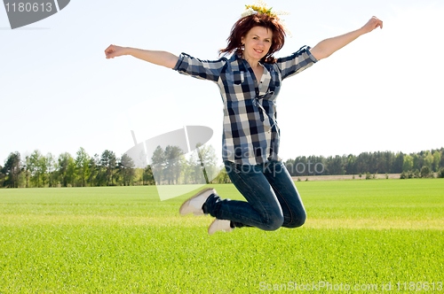 Image of woman in jump