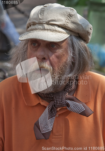 Image of Senior Parisian jazz musician