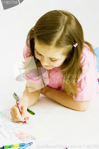 Image of child drawing