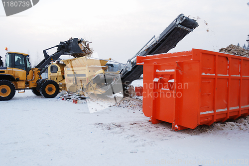 Image of line for recycling