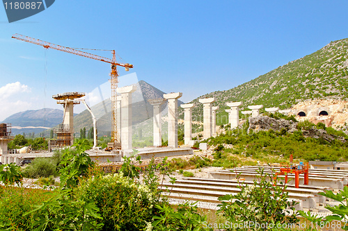 Image of Building bridge