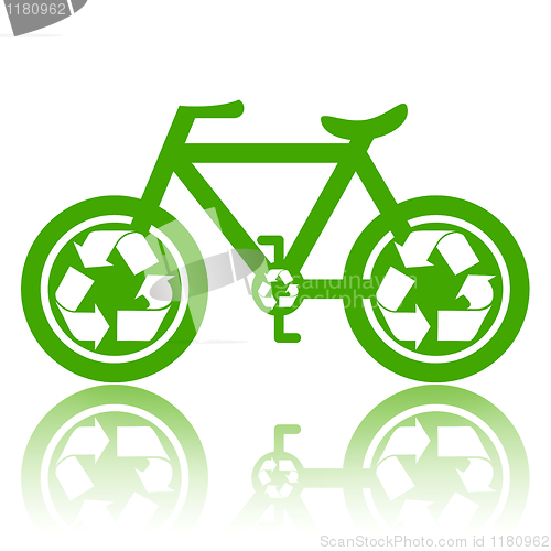 Image of Green Bicycle