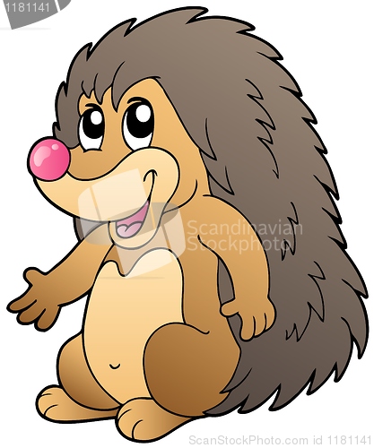 Image of Cute cartoon hedgehog