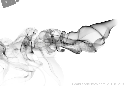 Image of Magic Abstract fume shape on white