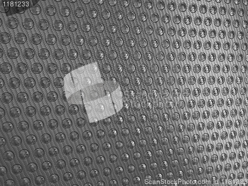 Image of Carbon fibre surface with round shapes