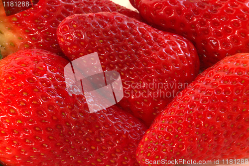 Image of strawberry background