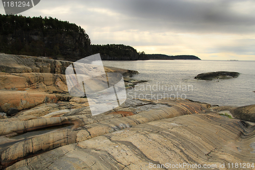 Image of Rocy coast of south Norway.