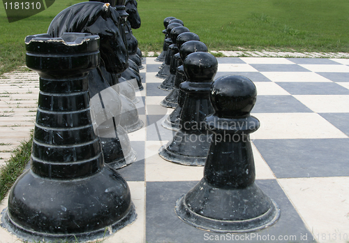 Image of Outdoor chess.