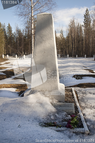 Image of German cemetery. Kandalaksha