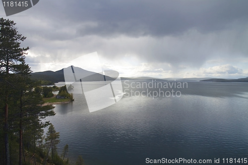 Image of Evening breeze. Lake Tsipringa