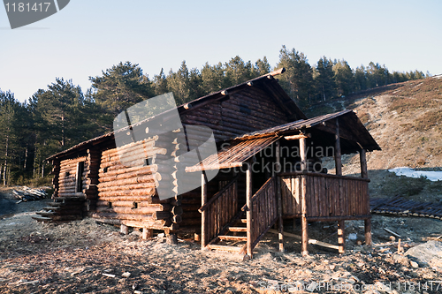 Image of Wooden house in the medieval style