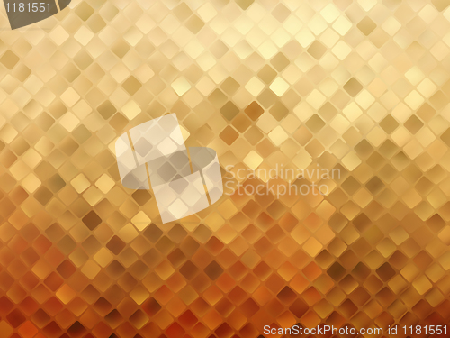 Image of Business gold mosaic background. EPS 8