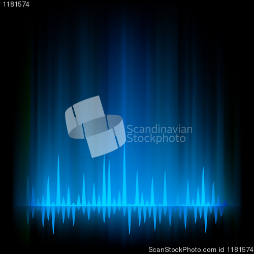 Image of Aurora Borealis abstract glow light. EPS 8