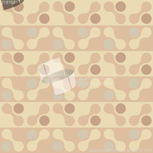 Image of Retro chocolate shape seanless pattern. EPS 8