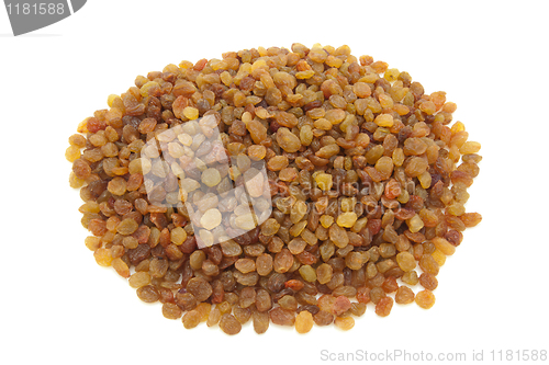 Image of Raisins isolated on a white