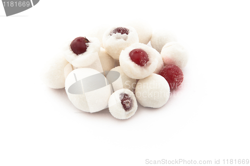 Image of Berries in sugar powder