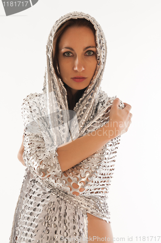 Image of Silver cloth
