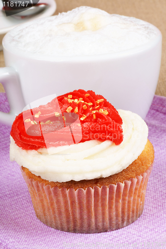 Image of Valentine's day cupcake
