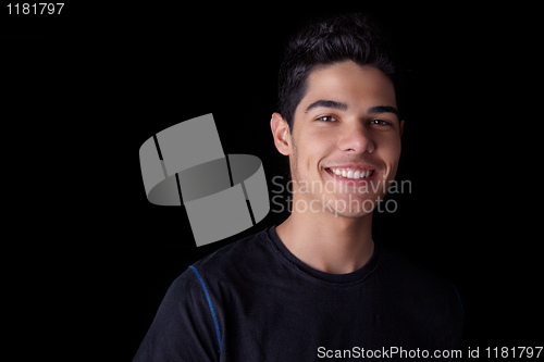 Image of Handsome Young Man Smiling