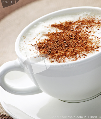 Image of Cappuccino or latte coffee