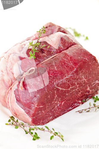 Image of Raw beef roast