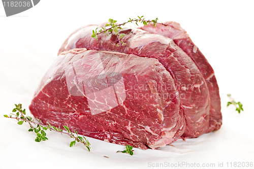 Image of Raw beef roast