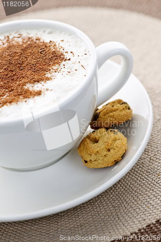 Image of Cappuccino or latte coffee